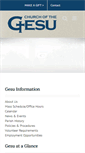 Mobile Screenshot of churchofthegesu.org